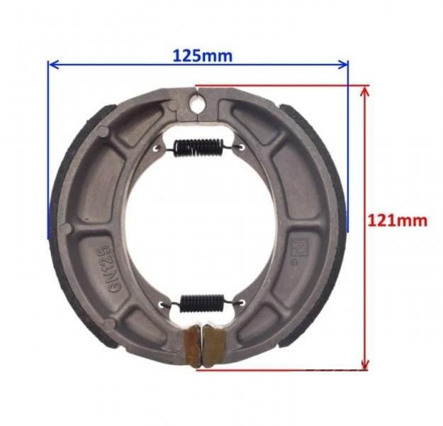 Szczęka hamulca tył junak 126 130x28 | J1264222 - zdjęcie 2