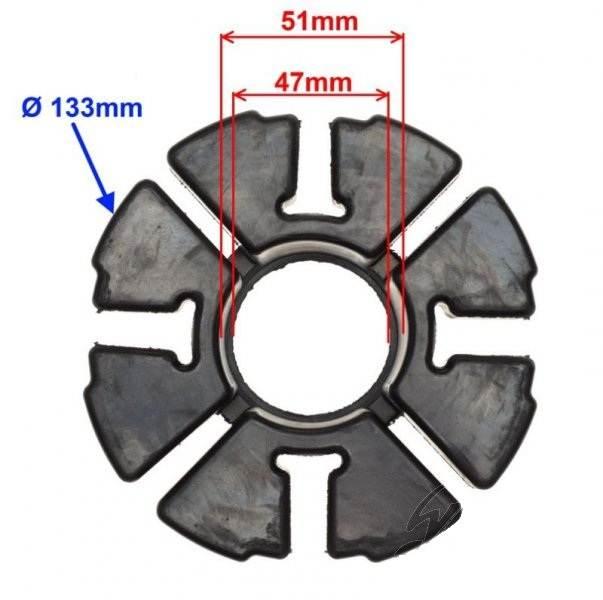 Guma zebatki tył junak 126 | J1267003 - zdjęcie 2