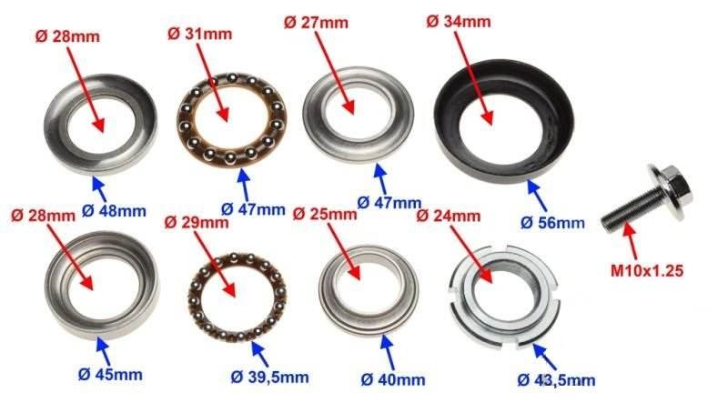 Łożyskowanie kierownicy junak 901 sport | J901S5112 - zdjęcie 2