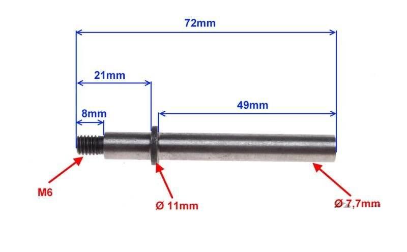 Prowadnica wodzika iii zmiany biegów am6 - zdjęcie 2
