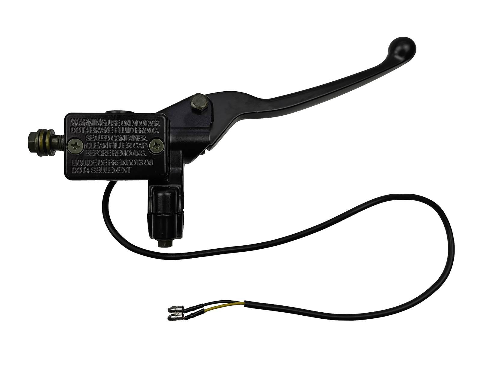 Pompa Hamulca Przedniego-Dźwignia Czarna-Wilga Iii MotoGeneric