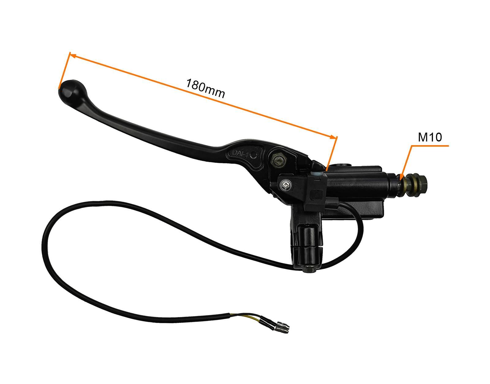 Pompa Hamulca Przedniego-Dźwignia Czarna-Wilga Iii MotoGeneric - zdjęcie 3