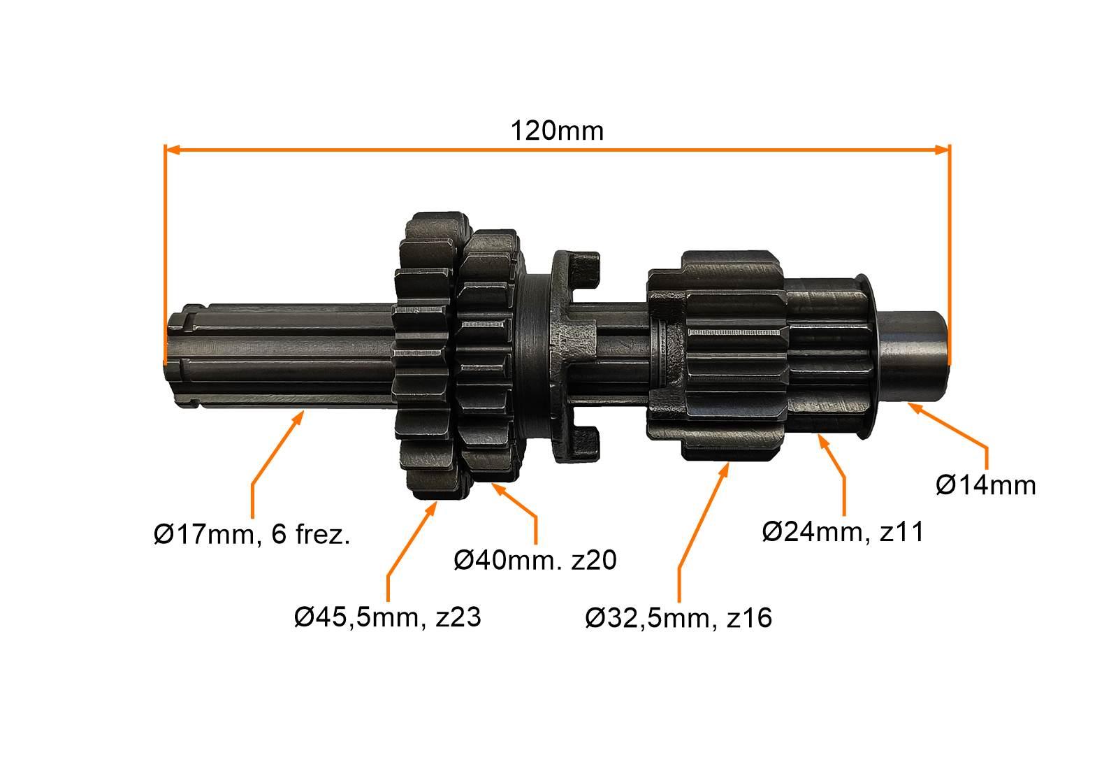 Skrzynia Biegów Ym50-8b Gb Street Para MotoGeneric - zdjęcie 5