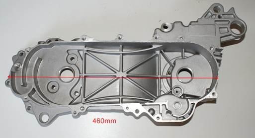 Karter Środkowy Silnika Główny 4t Gy6 139qmb 46 MotoGeneric - zdjęcie 2