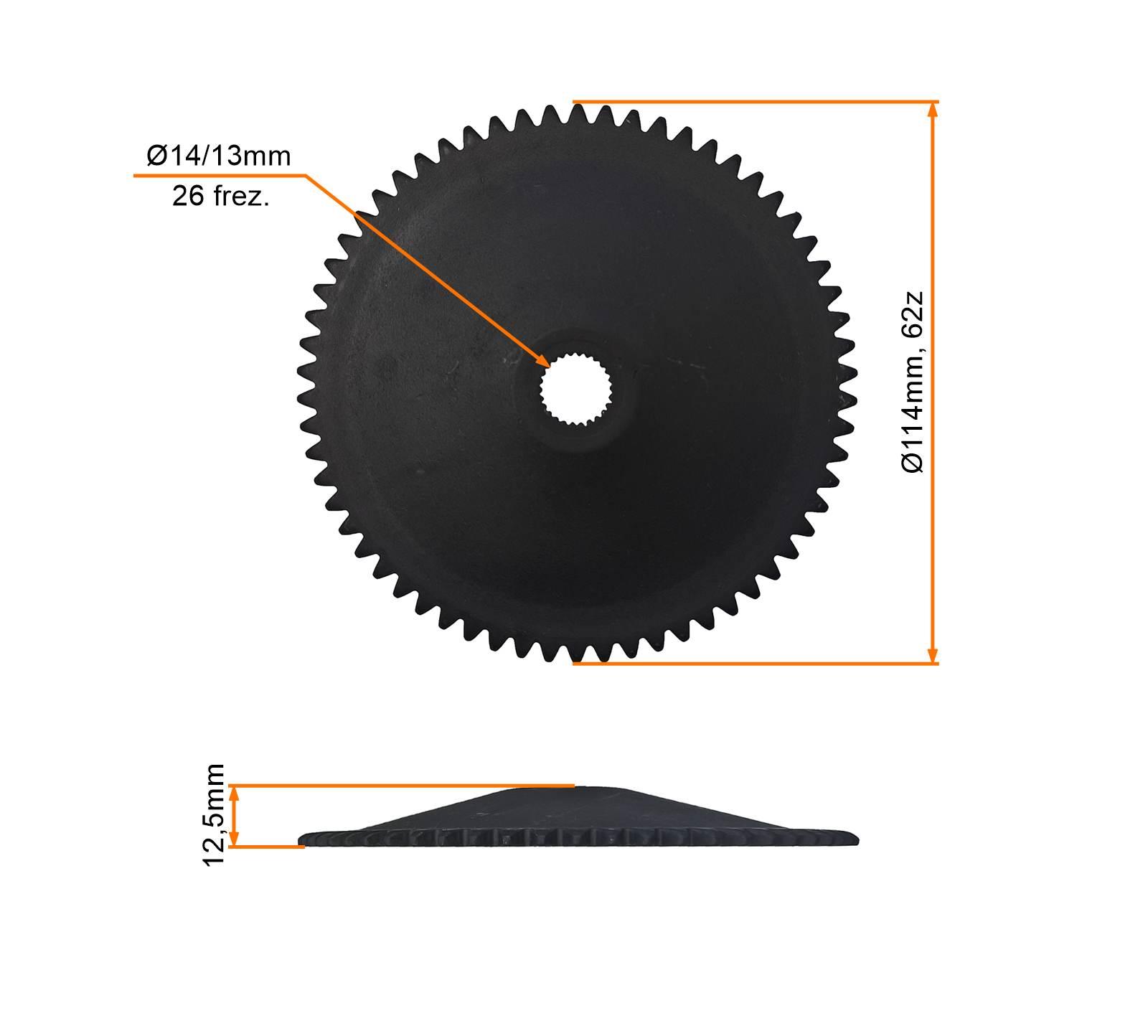Zębatka Wariatora Tarcza Zewnętrzna Gy6 4t 50c MotoGeneric - zdjęcie 4