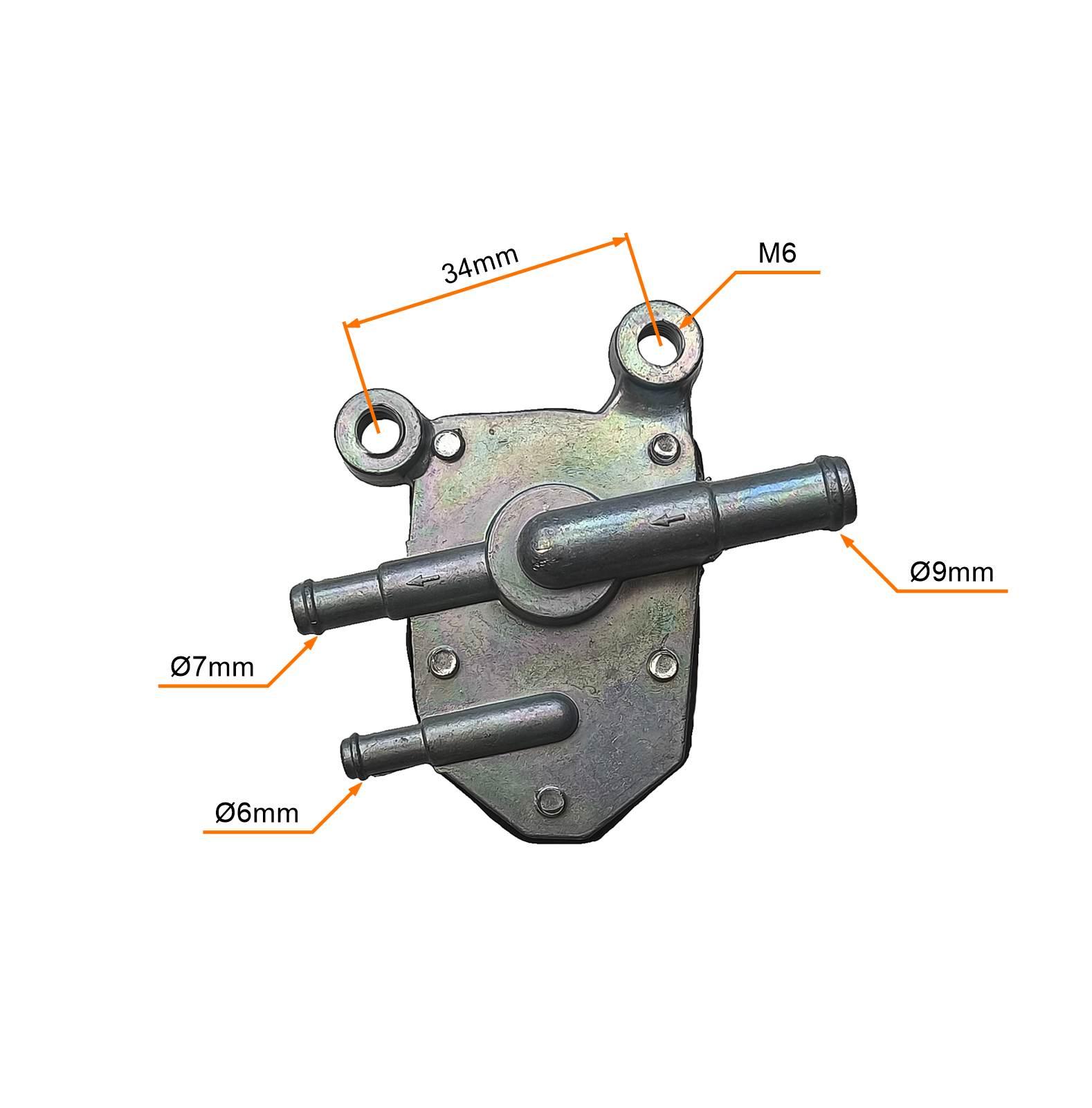 Kranik Paliwa Pompa Yamaha Jog Try Why Axis Zest MotoGeneric - zdjęcie 4