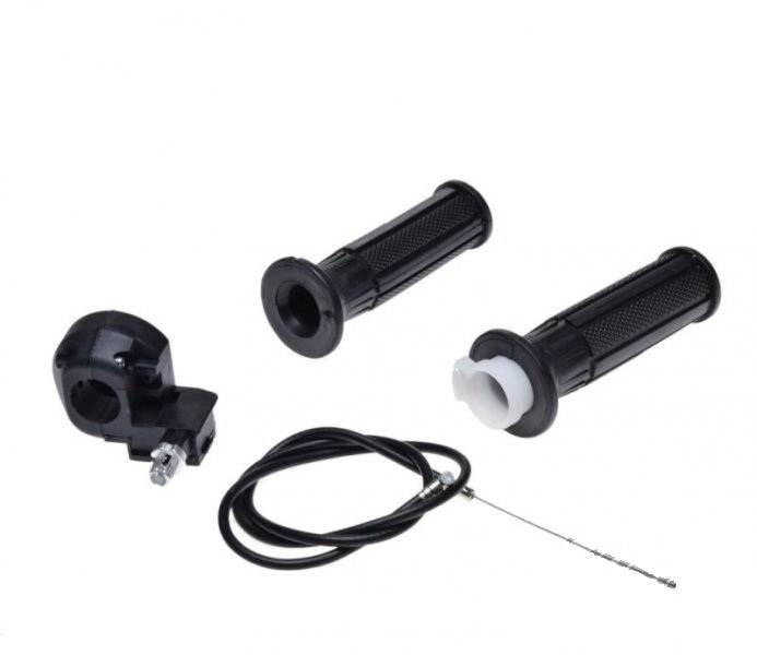 Korpus manetki gazu z manetką guma lewa linka