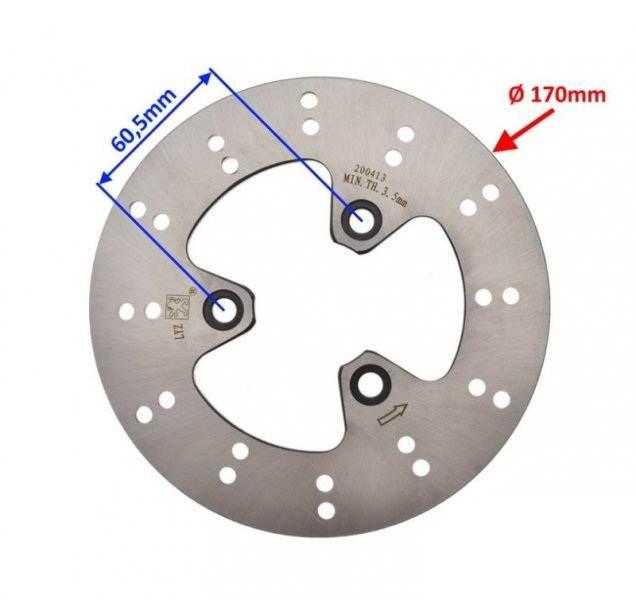 Tarcza hamulca przód peugeot kisbee | PKI4141 - zdjęcie 2