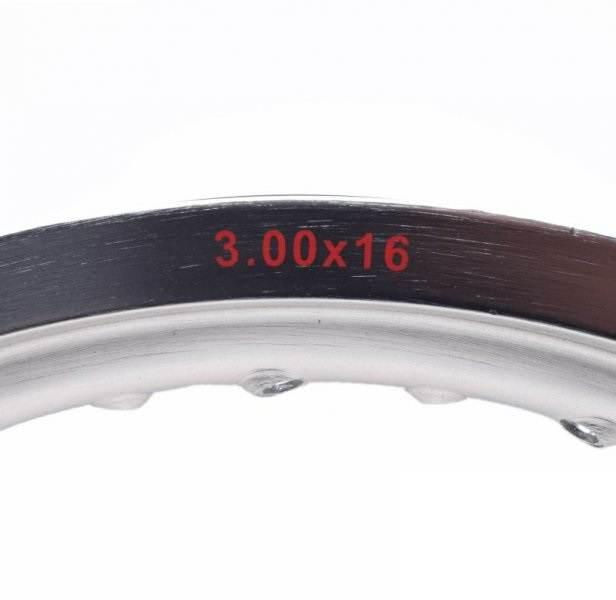 Obręcz koła 16x3.00 36 h szprych aluminium - zdjęcie 2