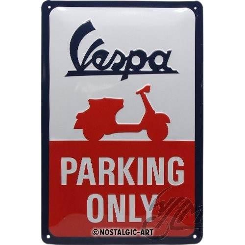 Tablica plakat 20x30 vespa parking only 22282 - zdjęcie 2