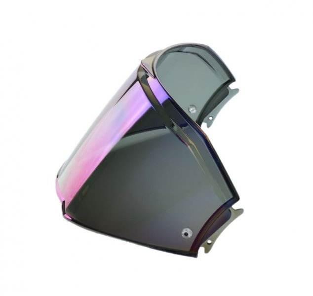 Szyba kasku ff900 lustrzanka niebieska | AK800900VIS17 - zdjęcie 2