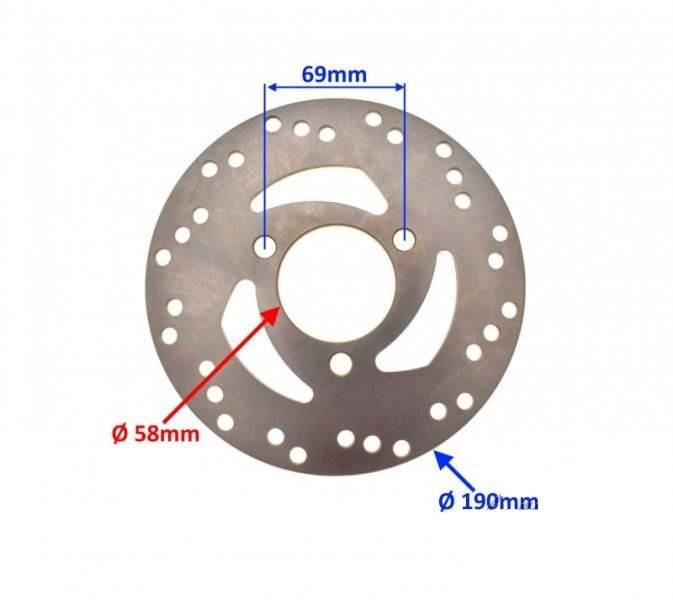 Tarcza hamulca przód tgb 410161y | TGB4141 - zdjęcie 2