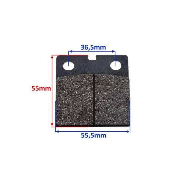 Klocki hamulca mz 55,7x55x9 mm KPL CN | MZ4106B - zdjęcie 2