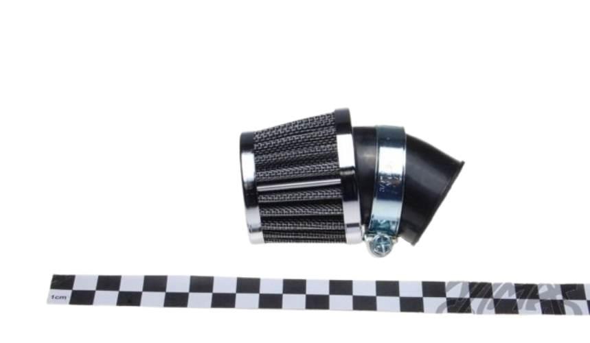 FILTR POWIETRZA 32 mm STOŻKOWY 45' CHROM - zdjęcie 2