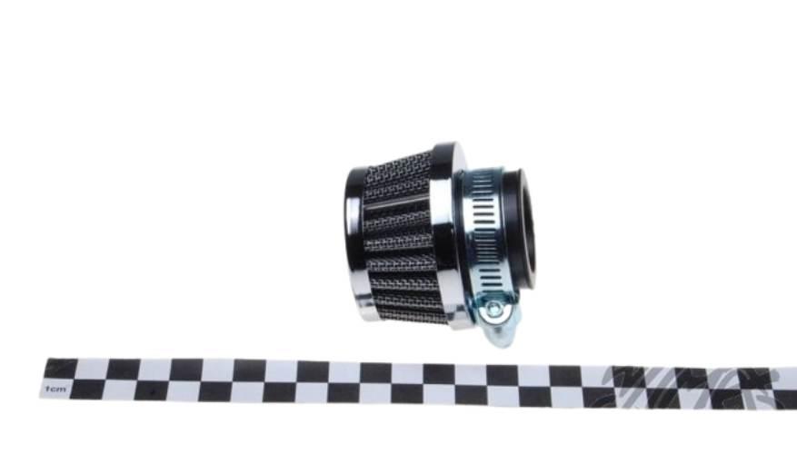 Filtr powietrza 35 mm stożkowy mały niski chrom - zdjęcie 2