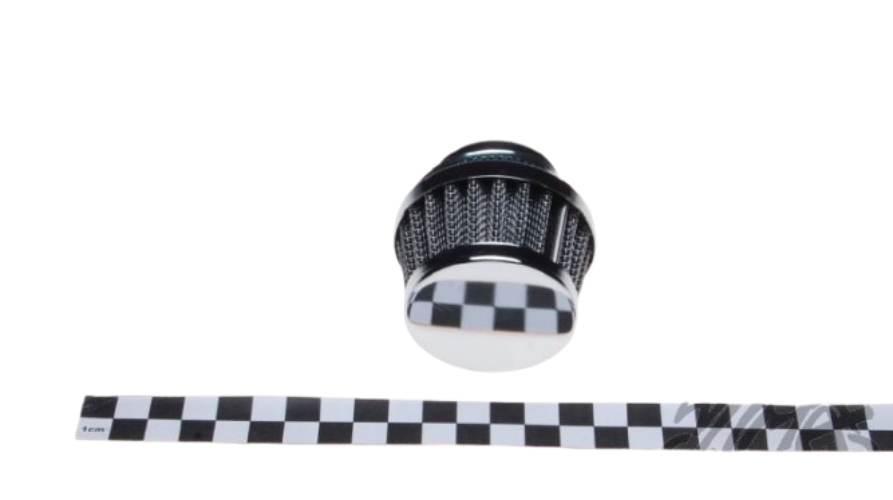 Filtr powietrza 35 mm stożkowy mały niski chrom - zdjęcie 3