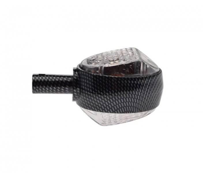 Kierunkowskaz mz es carbon białe szkło bez eec - zdjęcie 3