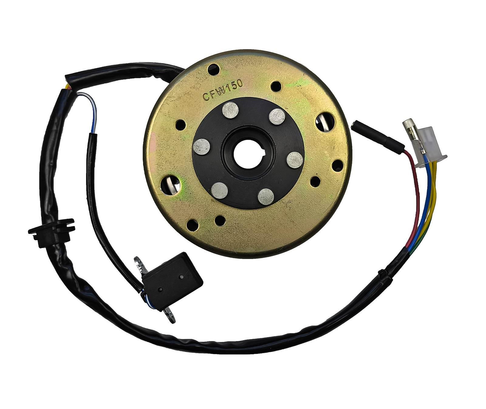 Koło magnesowe magneto cewki iskrownika stator 4t 125 11 zwojowe - zdjęcie 2