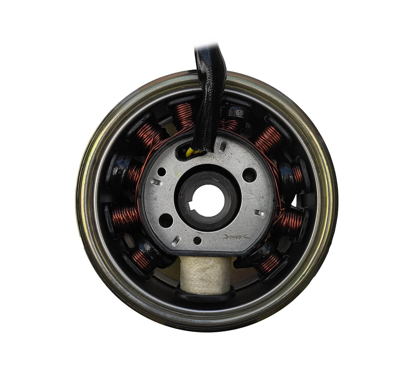 Koło magnesowe magneto cewki iskrownika stator 4t 125 11 zwojowe - zdjęcie 3