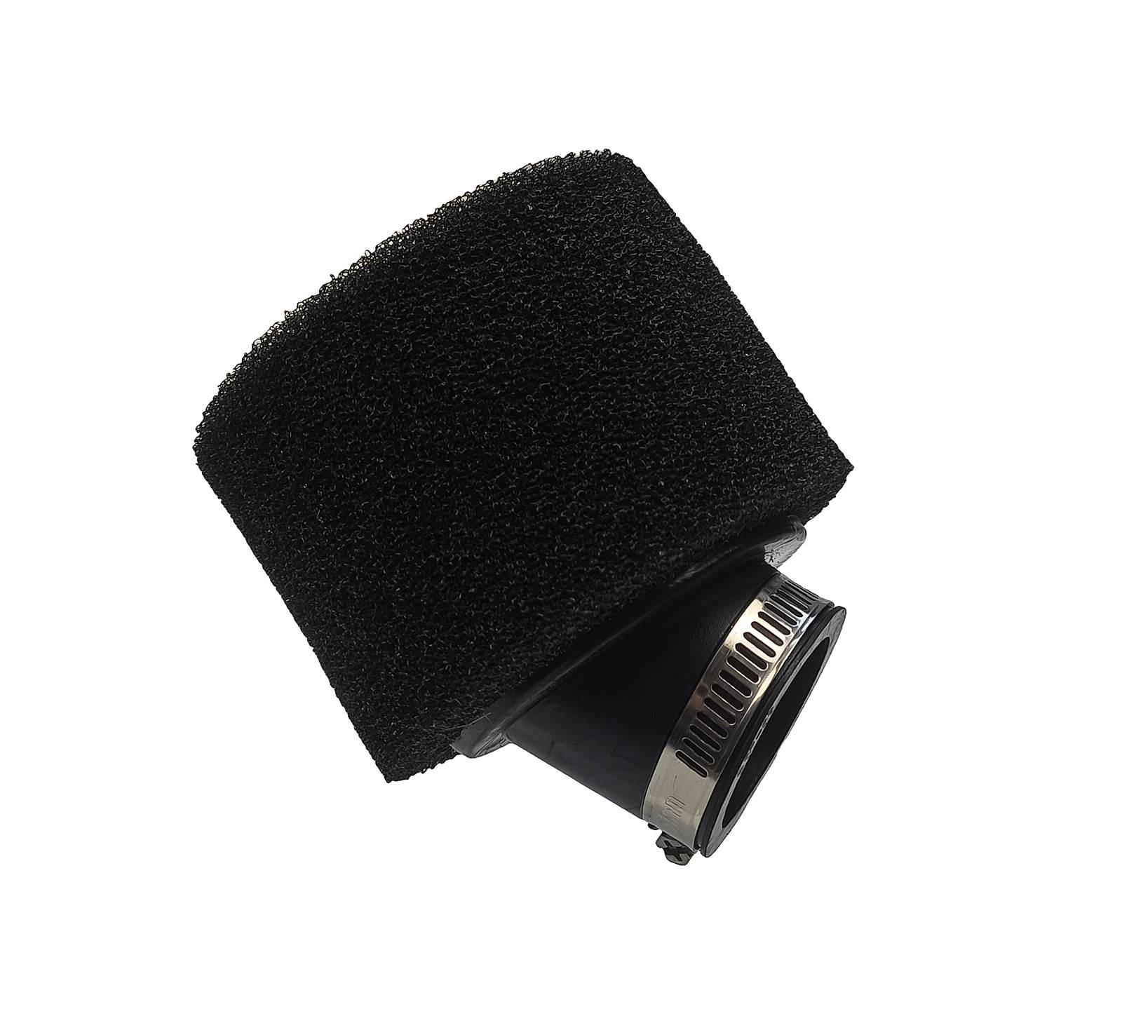 Filtr powietrza pitbike gąbkowy 48mm/45° czarny