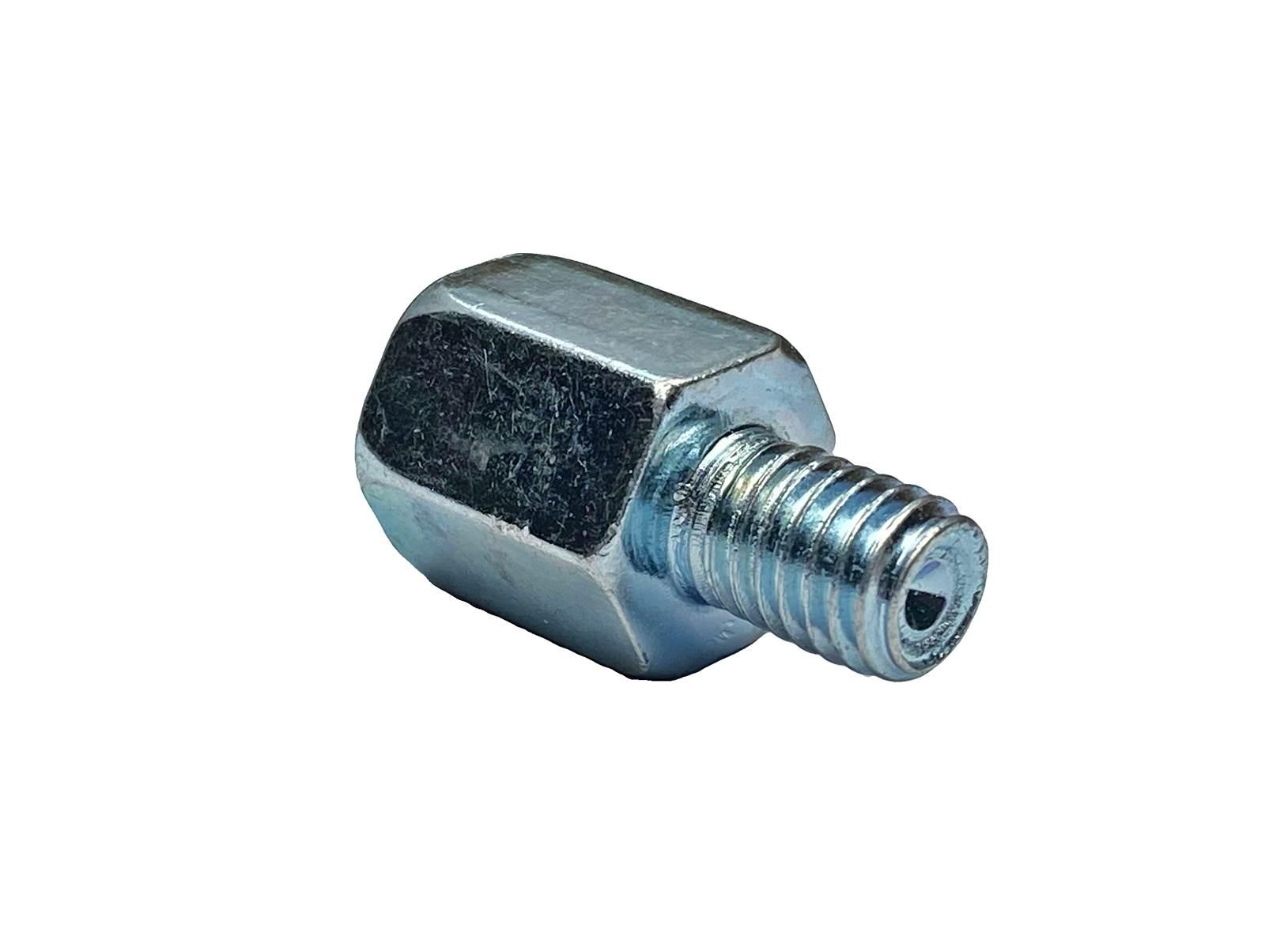 Redukcja gwintu lusterek m10 do m8 gwint prawy srebrna - zdjęcie 2