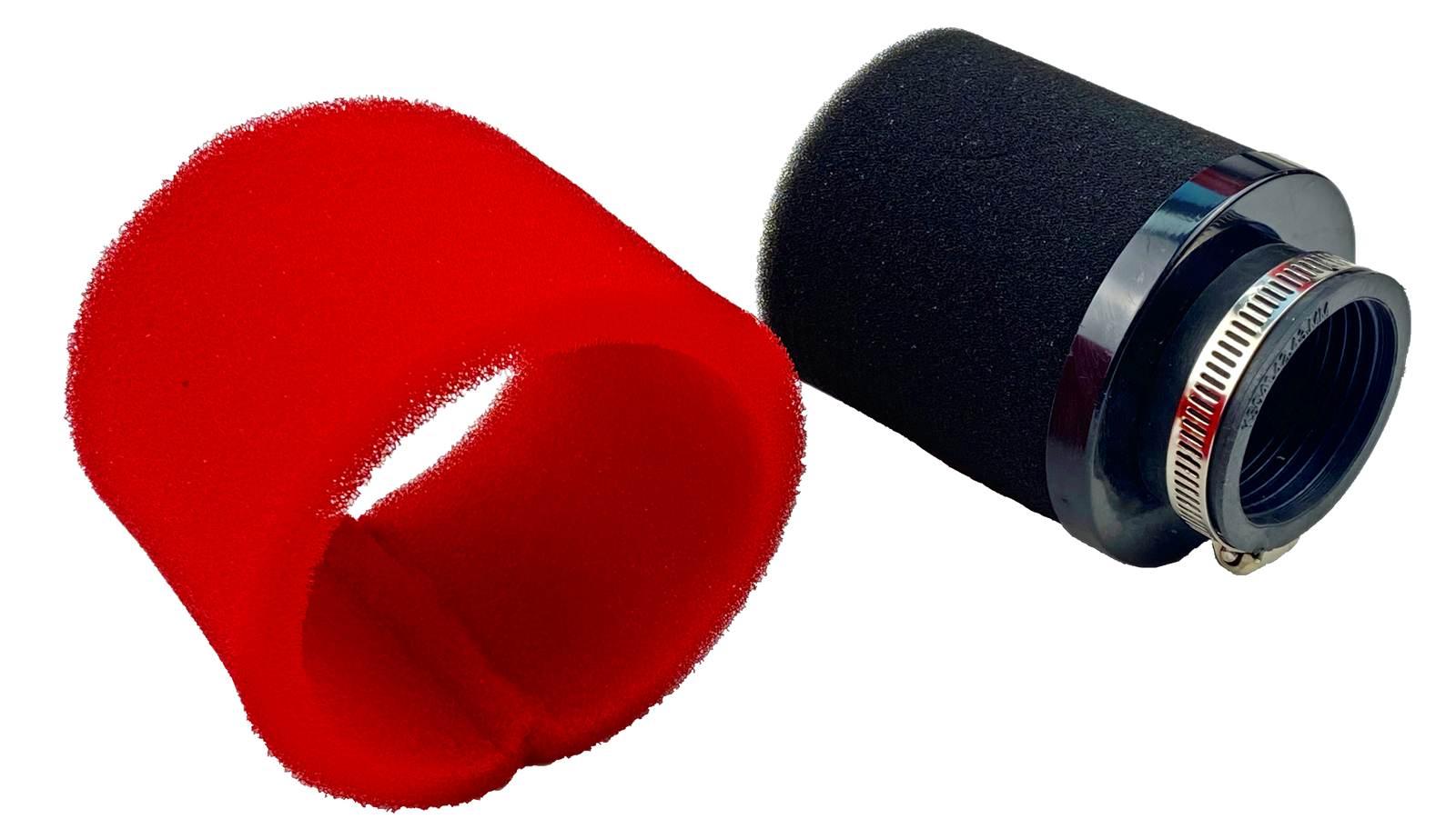 Filtr powietrza gąbkowy 38mm czerwony | 50F3502-38 - zdjęcie 3