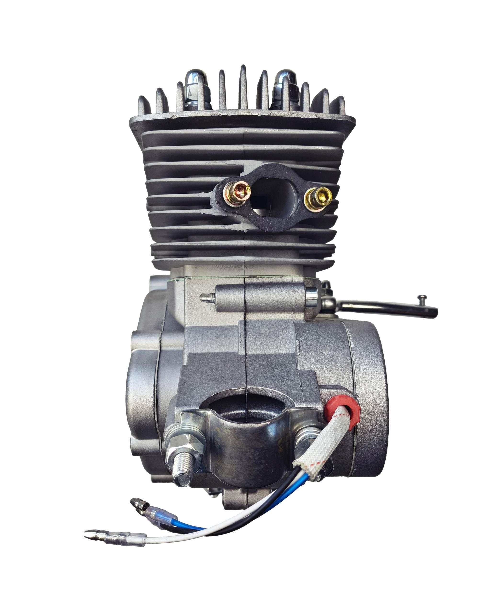 Silnik kompletny 2t rowerowy 80cc zestaw - zdjęcie 2