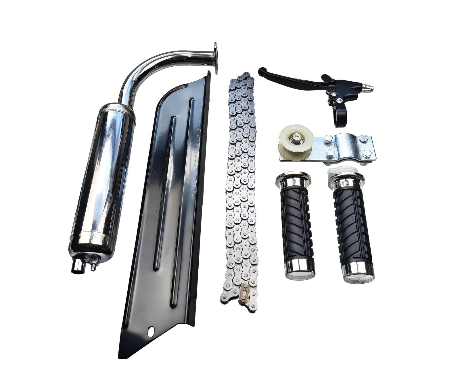 Silnik kompletny 2t rowerowy 80cc zestaw - zdjęcie 6