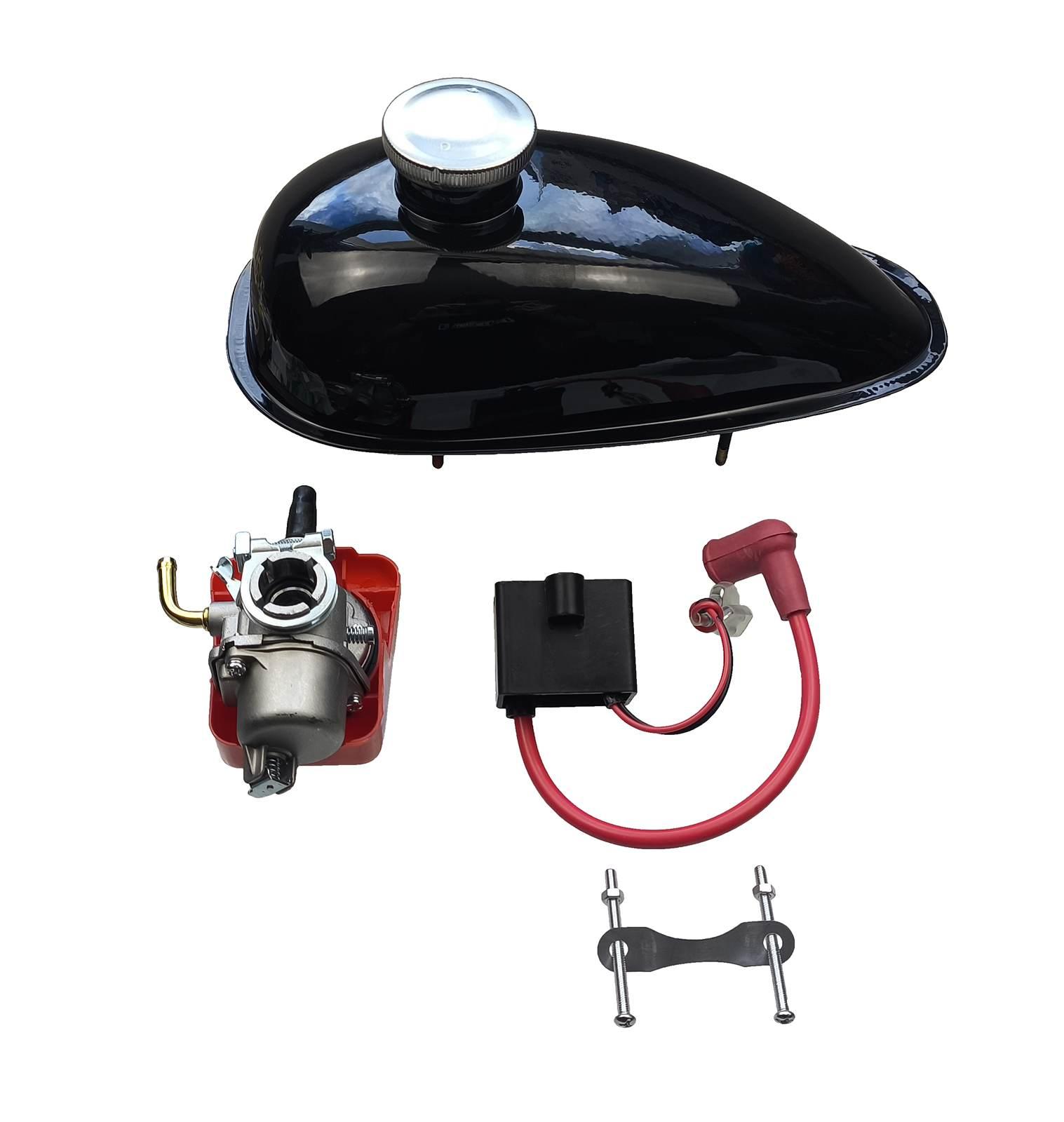 Silnik kompletny 2t rowerowy 80cc zestaw - zdjęcie 7