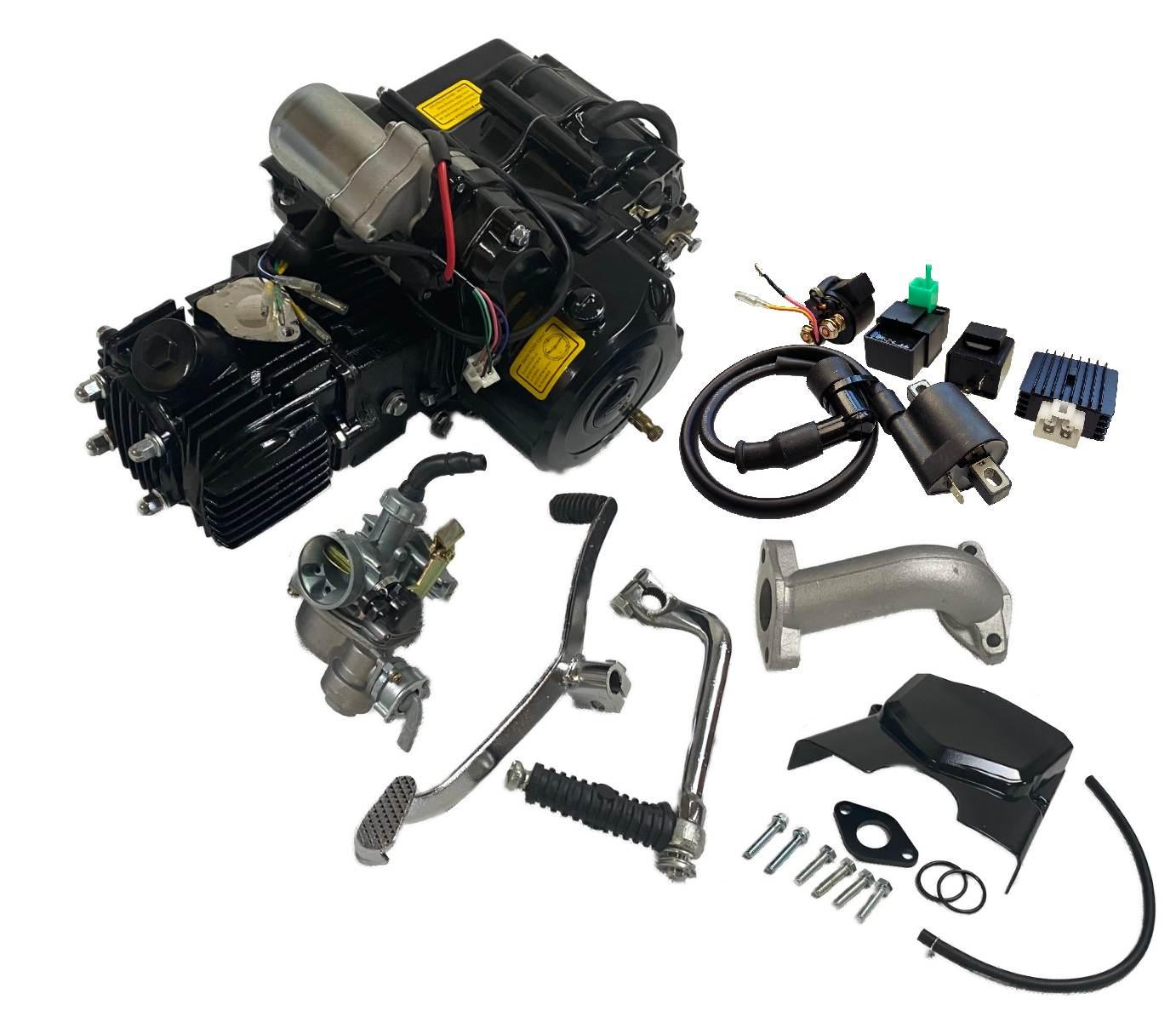 Silnik 110ccm 4 biegowy 139fmb kompletny duży zestaw