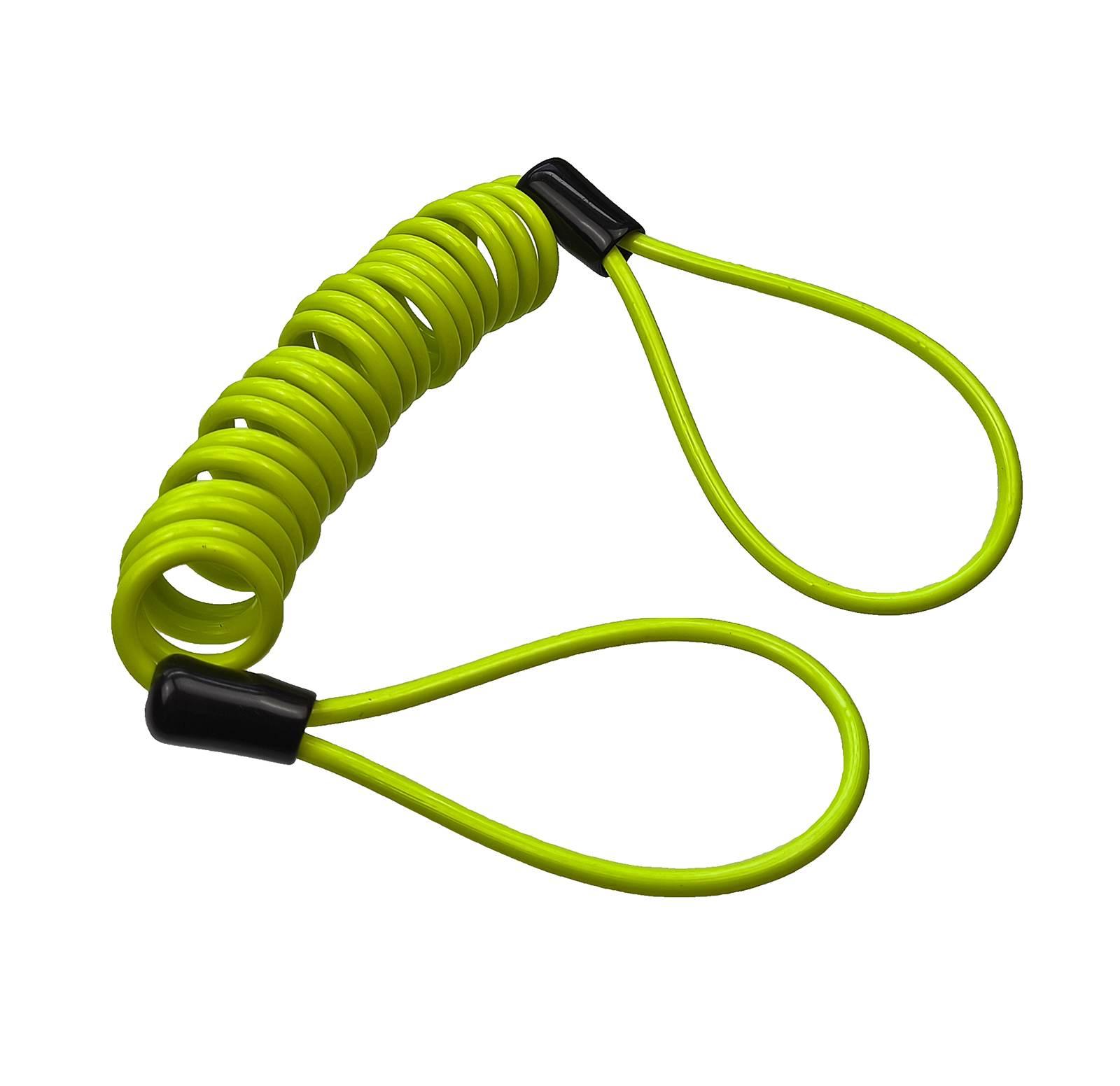 Przypominacz blokady tarczy hamulcowej koła żółty