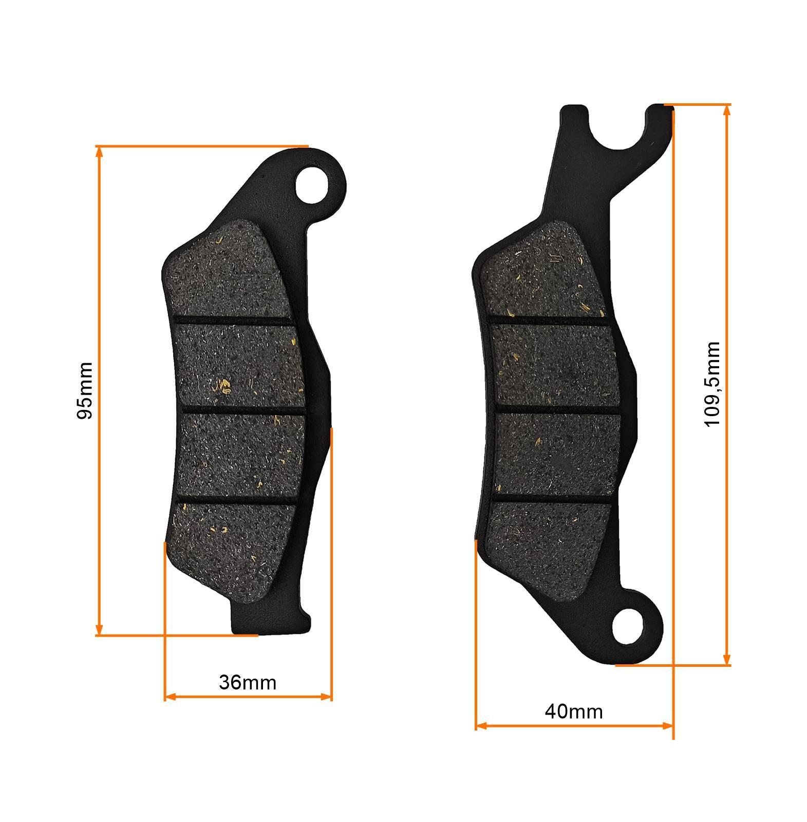 Klocki ham kpl aprilia sr mt motard sxr piaggio - zdjęcie 2