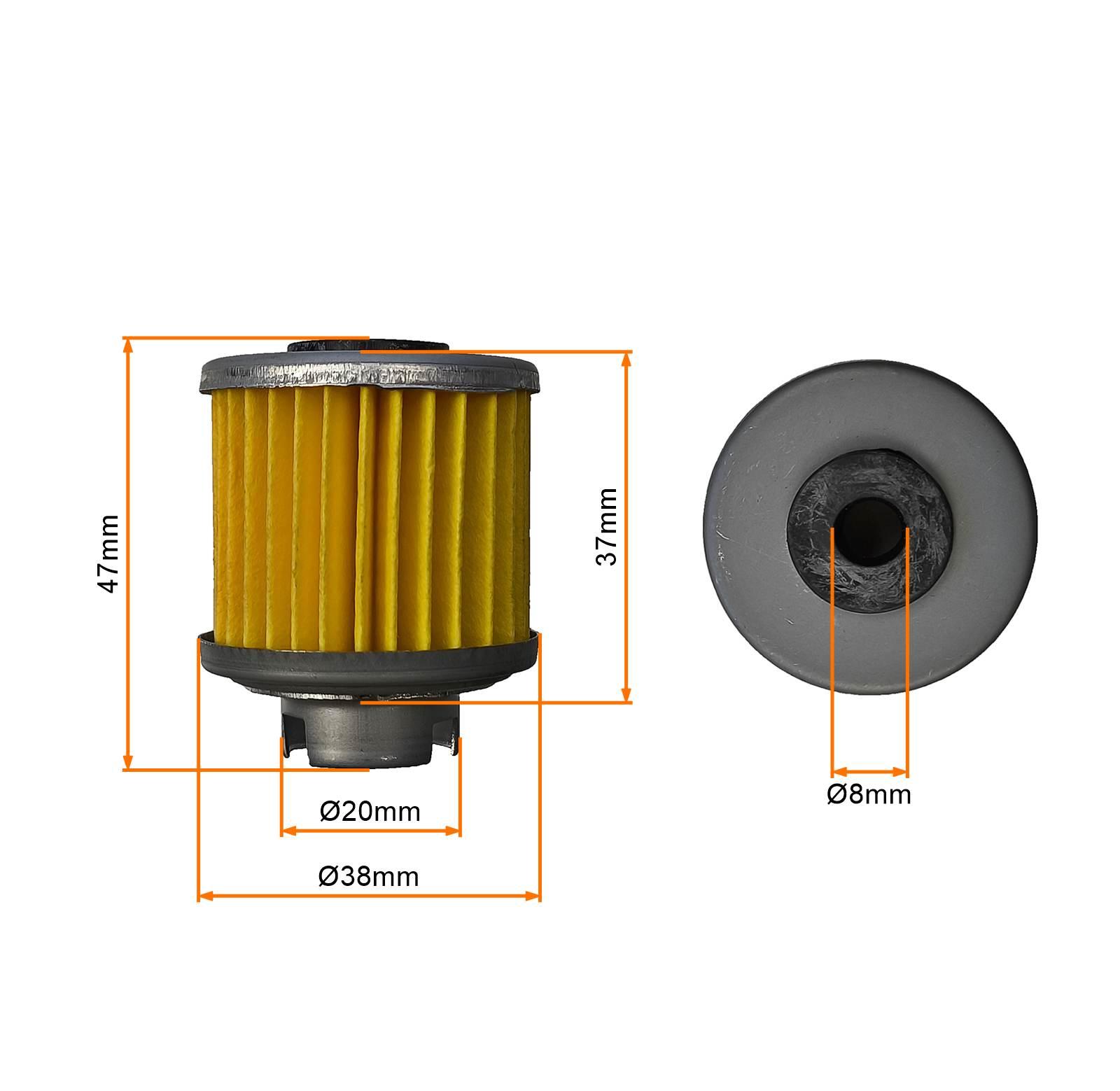 Filtr oleju pitbike honda atc 125 cb50r trx125 - zdjęcie 4