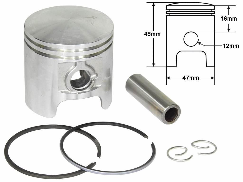 Cylinder Peugeot Speedfight Elyseo Buxy Trekker 70 47Mm Ac Rob - zdjęcie 2