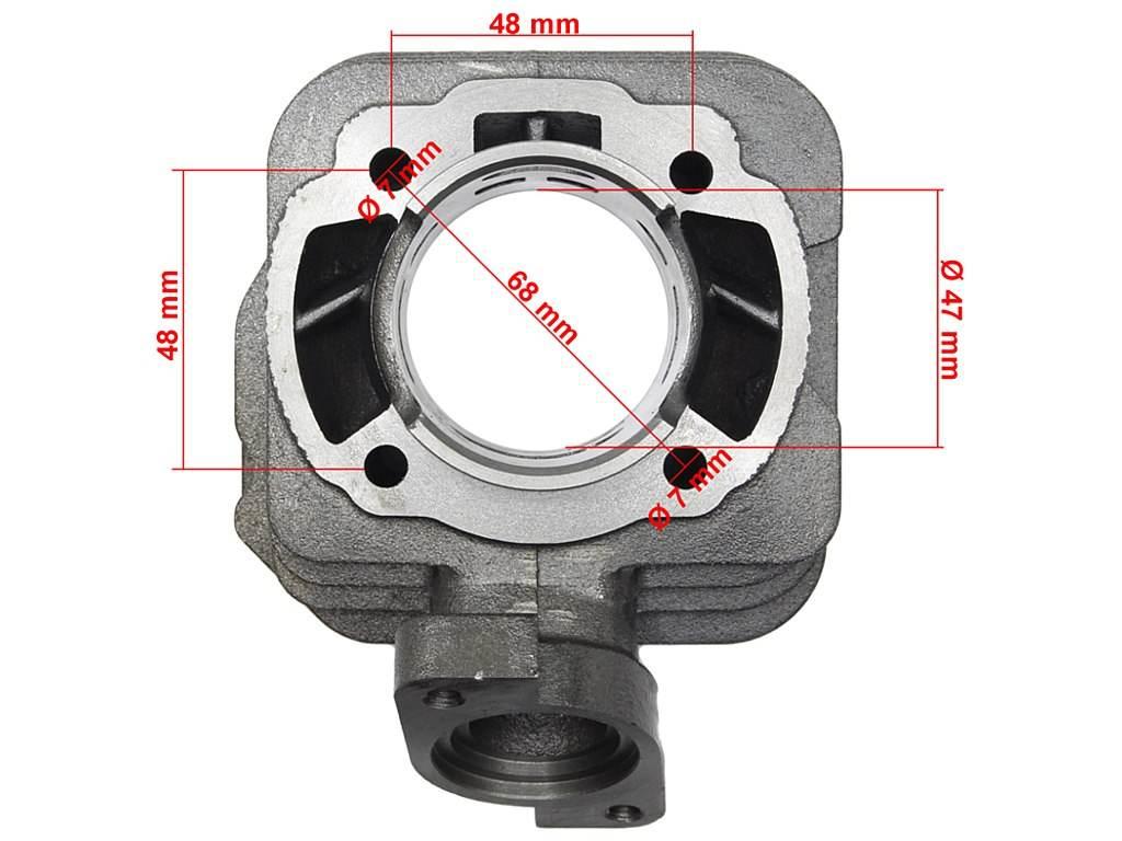 Cylinder Peugeot Speedfight Elyseo Buxy Trekker 70 47Mm Ac Rob - zdjęcie 5