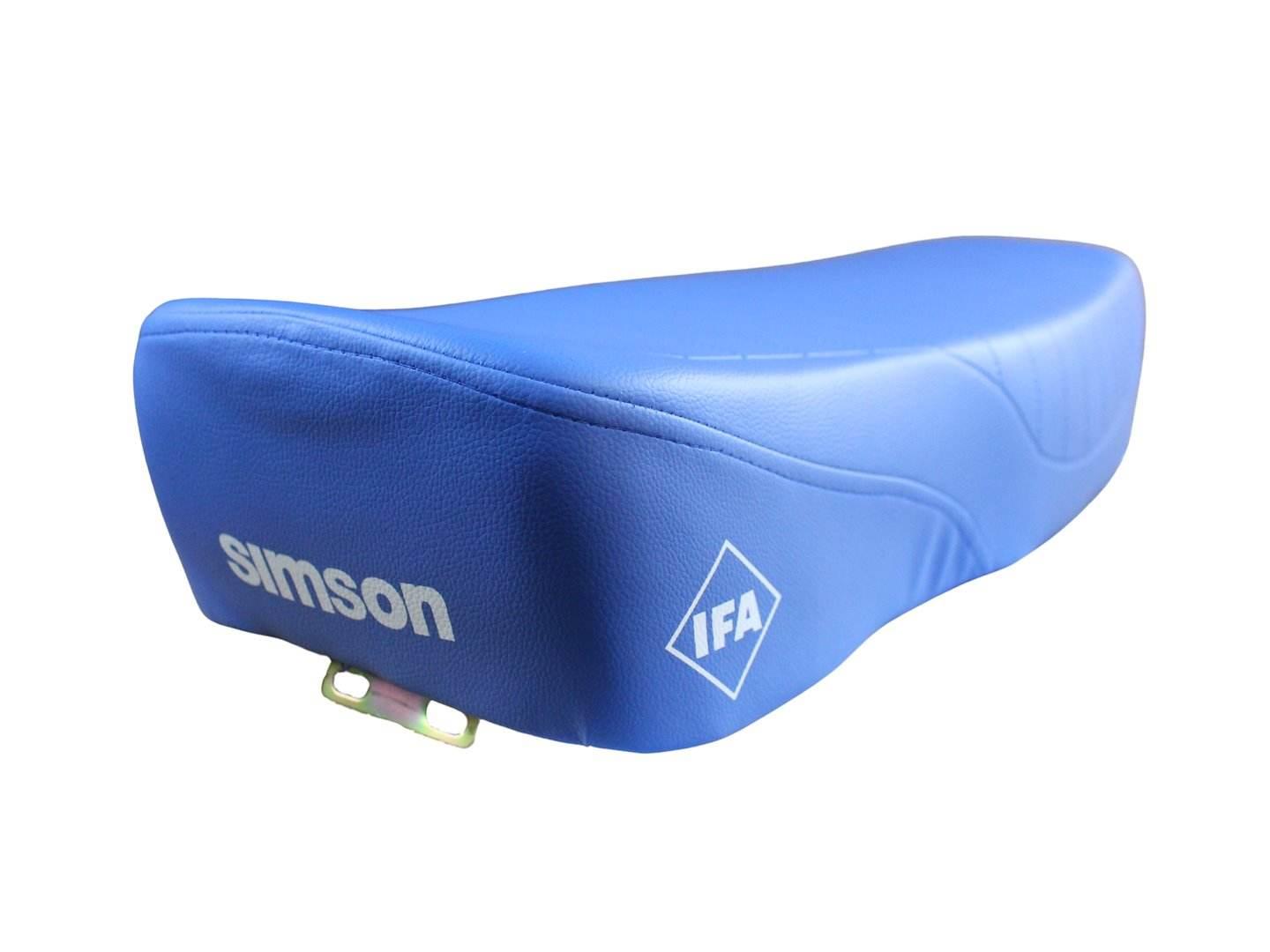 Siedzenie Simson S51 Enduro Pikowane Niebieskie Hb - zdjęcie 2