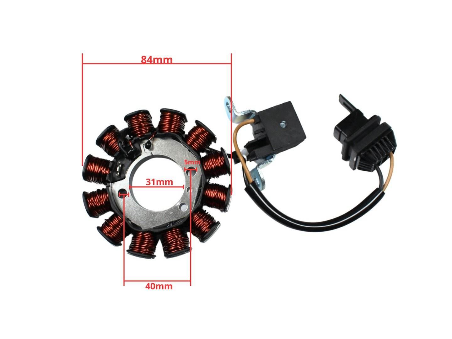 Aparat Zapłonowy Stator Aprilia Derbi Piaggio Zip - zdjęcie 2