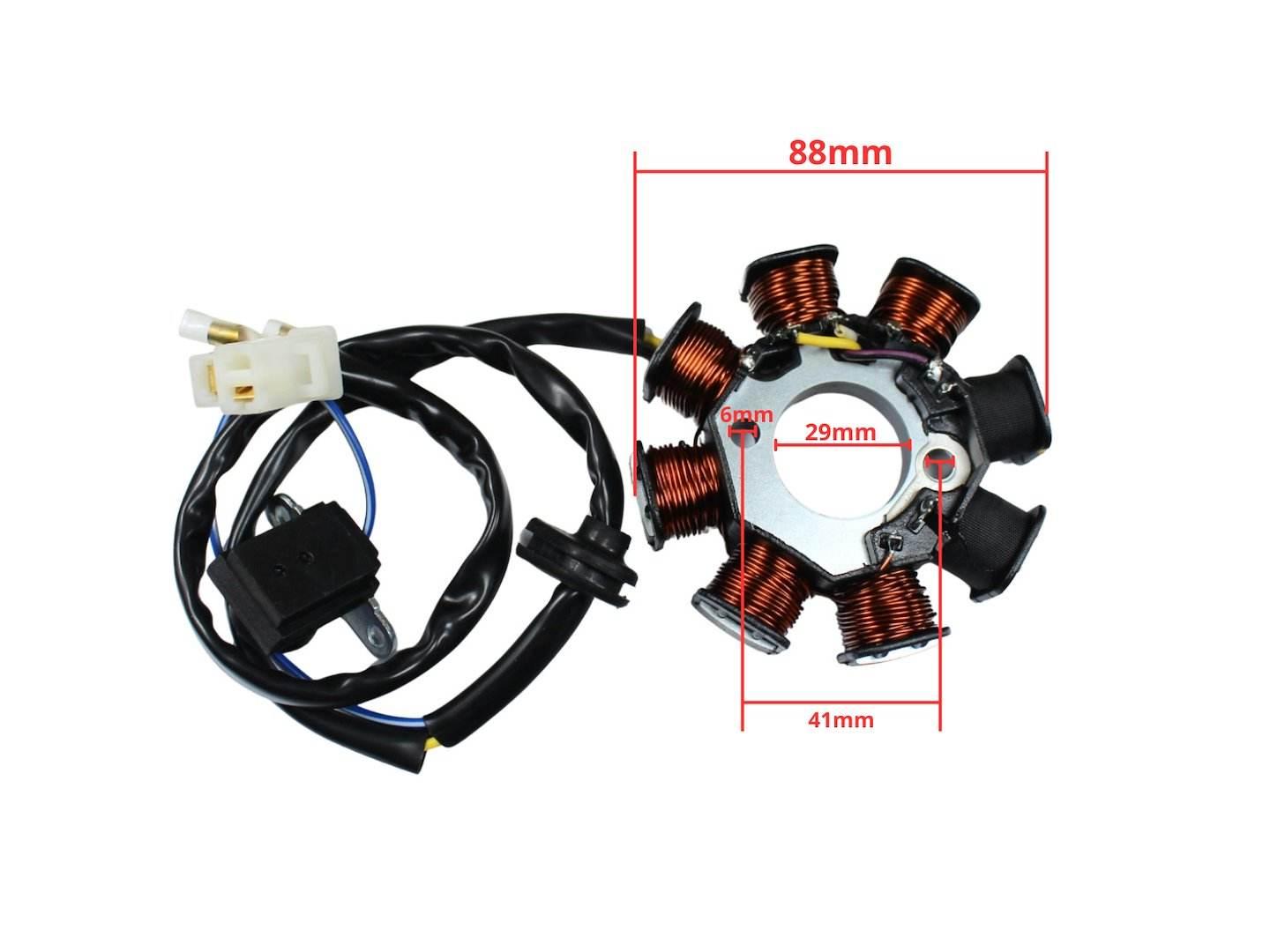 Aparat Zapłonowy Stator Kymco Agility Filly Like Super 8 50 2T Ac - zdjęcie 2