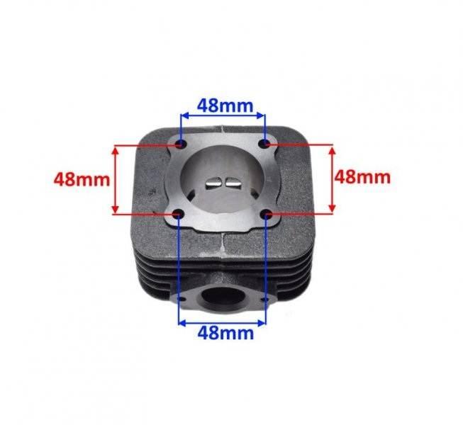Cylinder tłok 47mm piaggio vespa et2 lx lxv sprint - zdjęcie 3