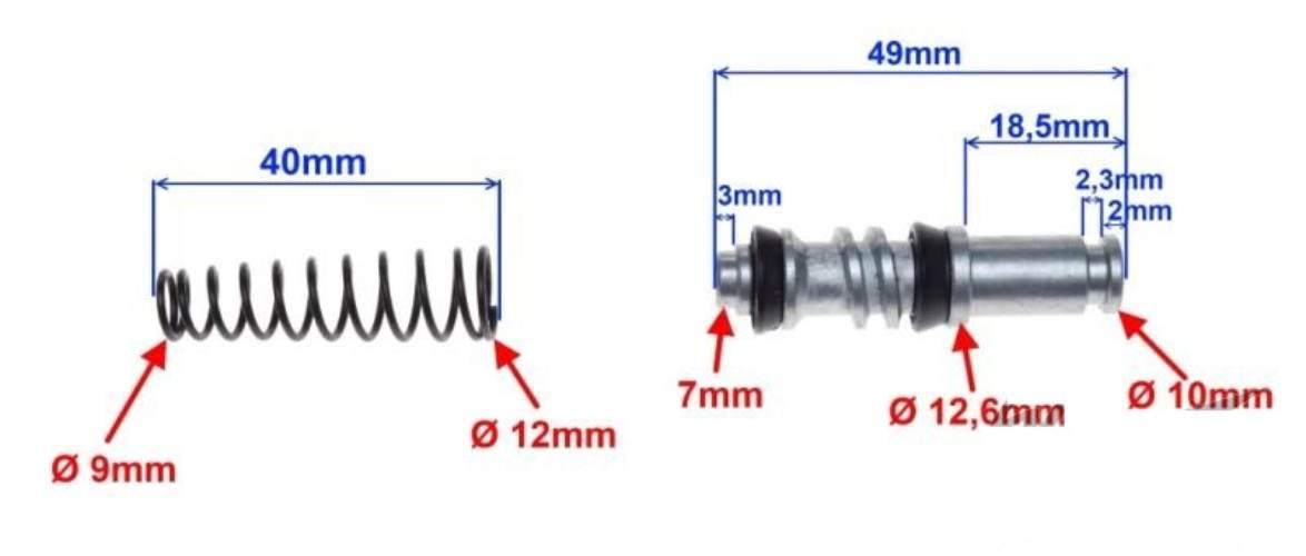 Zestaw naprawczy pompy hamulcowej pom030 49x23mm - zdjęcie 2