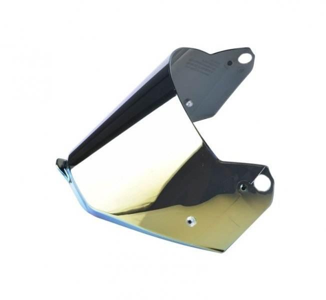 Szyba kasku mx436 lustrzanka złota na pinlock - zdjęcie 2