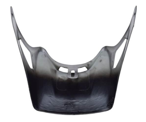 Daszek kasku enduro czarno srebrno złoty aj032 - zdjęcie 3