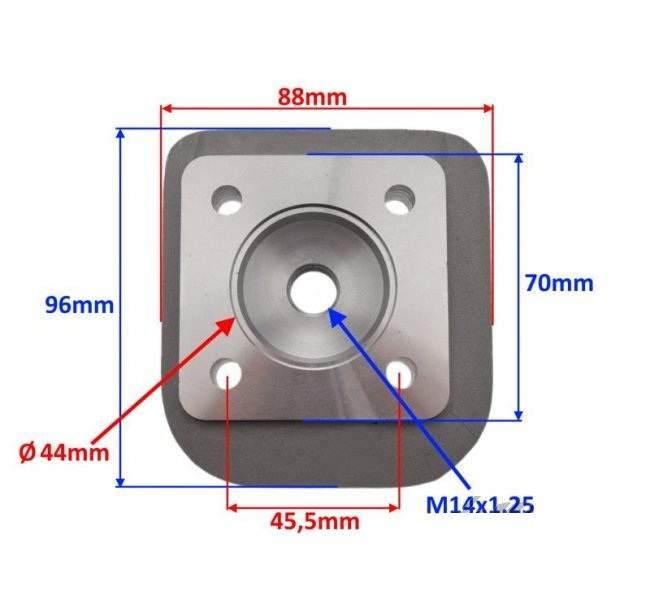 Głowica cylindra suzuki address 65 44mm | AY33083 - zdjęcie 2