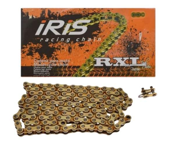 Łańcuch napędowy iris 520 racing rxl 120l złoty