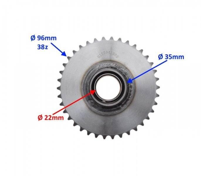 Wolne koło rozrusznika kingway czoper 250 - zdjęcie 2