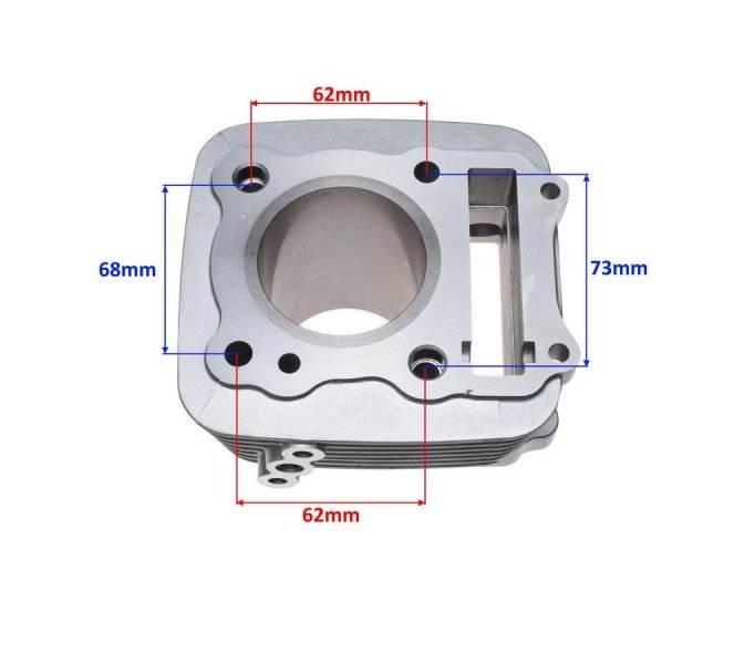 Cylinder 57,00 suzuki gn125 euro 2 PŁASKIE DENK - zdjęcie 2
