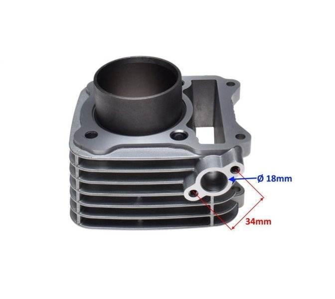 Cylinder 57,00 suzuki gn125 euro 2 PŁASKIE DENK - zdjęcie 3