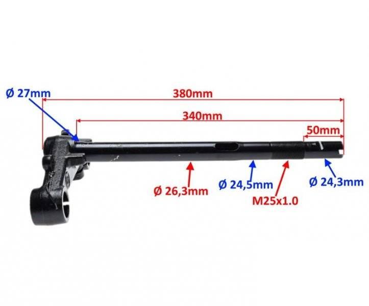 Półka widelca keeway barton zipp longjia - zdjęcie 3
