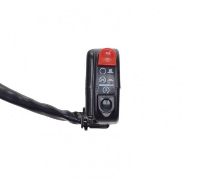 Przełącznik włącznik wyłącznik rozrusznika czarny - zdjęcie 2