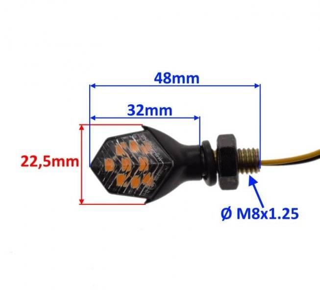 Kierunkowskaz mini led | AM1459B - zdjęcie 2